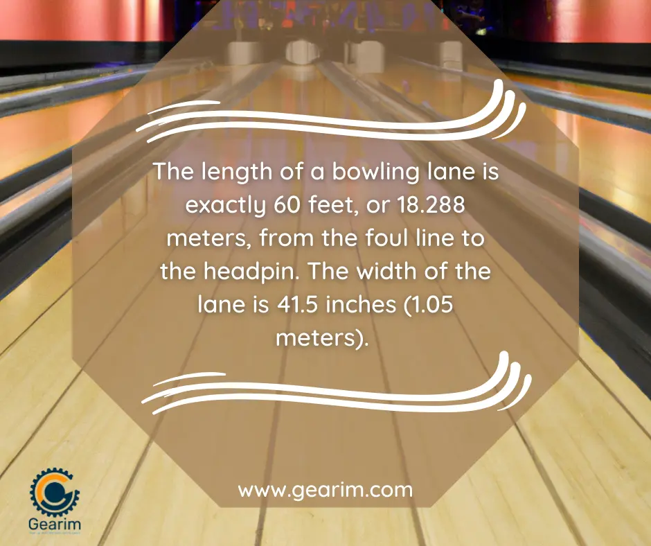 What Is The Standard Length Of A Bowling Lane
